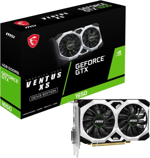 MSI Gaming GeForce GTX 1650 128-Bit HDMI/DP/DVI 4GB GDRR6 
